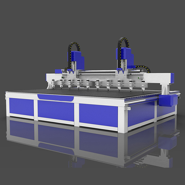 1325 Ағашқа арналған көп шпиндельді CNC маршрутизаторы